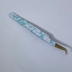 Pince à cils en acier inoxydable de qualité supérieure Pince à cils droite et incurvée avec pointe pointue - Product Image 5