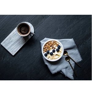 Sous-verres en pierre faits à la main Design moderne pour tapis et tampons décoration de vaisselle de salle à manger - Product Image 2