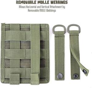 Bolsa de malla Molle de bolsillo táctico 1000D, bolsa de utilidad pequeña, bolsa de descarga Mag, accesorio de engranaje de bolsillo de almacenamiento - Product Image 4