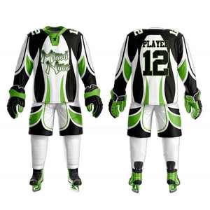 Maillot de hockey sur glace unisexe de qualité supérieure pour hommes, confortable, à manches longues avec logo personnalisé, uniformes de vêtements de sport de haute qualité - Product Image 2