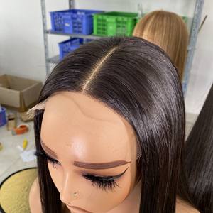 Meilleure vente d'extensions de cheveux vietnamiens bruts os droit perruque de cheveux humains très soyeux et brillants cheveux non transformés à cuticule alignée - Product Image 4