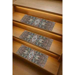 Tapis imprimé vintage : Unique, confortable, rustique, cadeau moderne, tapis Step - Product Image 3