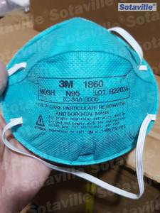 3M 1860 <b>Face</b> Mask healthcare respirators mask provide respiratory protection for the wearer against certain airborne particles - Product Image 4