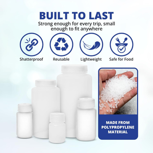 60ml Clear PET Plastic <b>Bottle</b> with <b>Flip</b> <b>top</b> cap Shampoo Lotion Body Wash Liquid Container Packaging Vietnam manufactory - Product Image 2