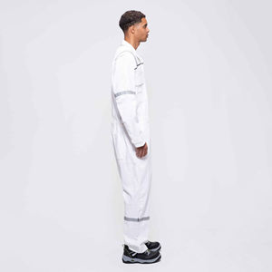 Combinaison de sécurité réfléchissante en coton pour chantiers routiers, veste de sécurité imperméable, uniforme de travail de sécurité haute visibilité - Product Image 4