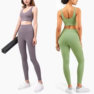Venta caliente de las mujeres de entrenamiento Fitness Yoga Set Top Trending al por mayor precio barato - Product Image 3