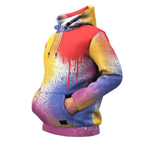 Sudadera con capucha de poliéster de compresión estable para hombre, diseñada para una claridad de impresión y una estructura duradera - Product Image 2