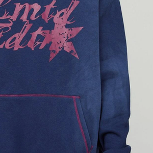 เสื้อฮู้ดดี้พิมพ์ลายสกรีนคุณภาพสูง โลโก้สั่งทำ ผ้าฝ้าย 100% ทนแสงแดด น้ำหนักมาก ทรงโอเวอร์ไซส์ สำหรับผู้ชาย พิมพ์ลายสกรีนพื้นฐาน - Product Image 6