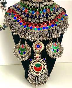 Conjuntos de joyería de boda afgana más vendidos Estilo vintage 100% Acero inoxidable de alta calidad MOQ bajo Último diseño de moda - Product Image 5