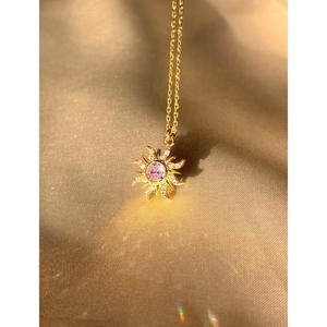 Collana di sole in argento Sterling 925