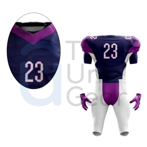 Nueva Llegada: Camisetas y Pantalones de Fútbol Americano para Equipos Unisex - Transpirables, 100% Poliéster, Mangas Cortas, Tallas y Logos Personalizables - Product Image 5
