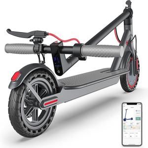 Trottinette électrique GPS pliable, étanche, avec moteur sans balais, pneus pleins 8,5''/10''/14'', 350W/500W, jusqu'à 22 MPH et 24 milles d'autonomie - Product Image 1