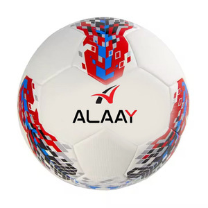 Alaay Premium PU Ballon de football thermocollé intérieur/extérieur Football OEM Logo Premium Matériau laminé Impression de matchs de sport - Product Image 1