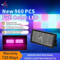 Barre de lumière stroboscopique P300 300W LED 5050 RGB 3-en-1 960 partitions, super lumineuse, pour DJ, effets d'éclairage de scène, contrôle DMX512