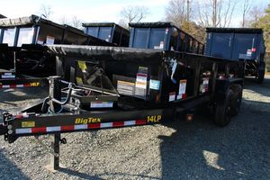 14LP Dump <b>Trailer</b> 2 Sides 14K GVWR with Motor Pump & Gear-High Productivity for Sale - Product Image 3