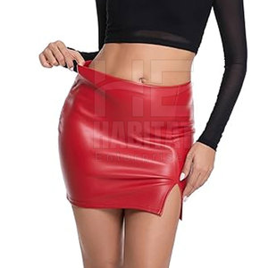 Faldas de Cuero Genuino Hechas en Pakistán, Diseño Elegante para Mujer, Tela Suave y Transpirable, Ideal para Eventos Formales y Casuales - Product Image 5