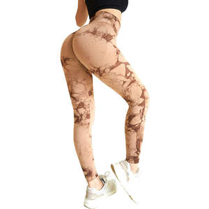 Women's Peach Printing Spandex Seamless High Waist <b>Yoga</b> Pants Quick-Drying Fitness <b>Trousers</b> Elastic Waist Skinny Running Design - Product Image 2