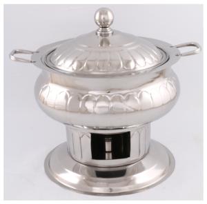 Réchaud alimentaire en acier inoxydable fait à la main avec support pour mariage et hôtel vaisselle S au tarif de gros - Product Image 3