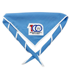 Écusson brodé personnalisé en gros, promotionnel, pour foulard de scouts - Product Image 1