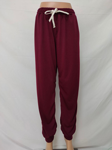 Pantalones de chándal de gran tamaño para mujer, pantalones deportivos de color sólido para mujer, pantalones de chándal para mujer, pantalones de pierna ancha - Product Image 3