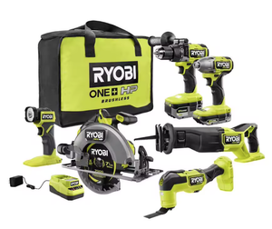 NUOVO Kit Combo di 12 Utensili Cordless 18V di QUALITÀ (1) Batteria da 1,5 Ah (2) Batterie da 4,0 Ah Caricabatterie OEM in Alluminio Garanzia di 3 Anni - Product Image 1