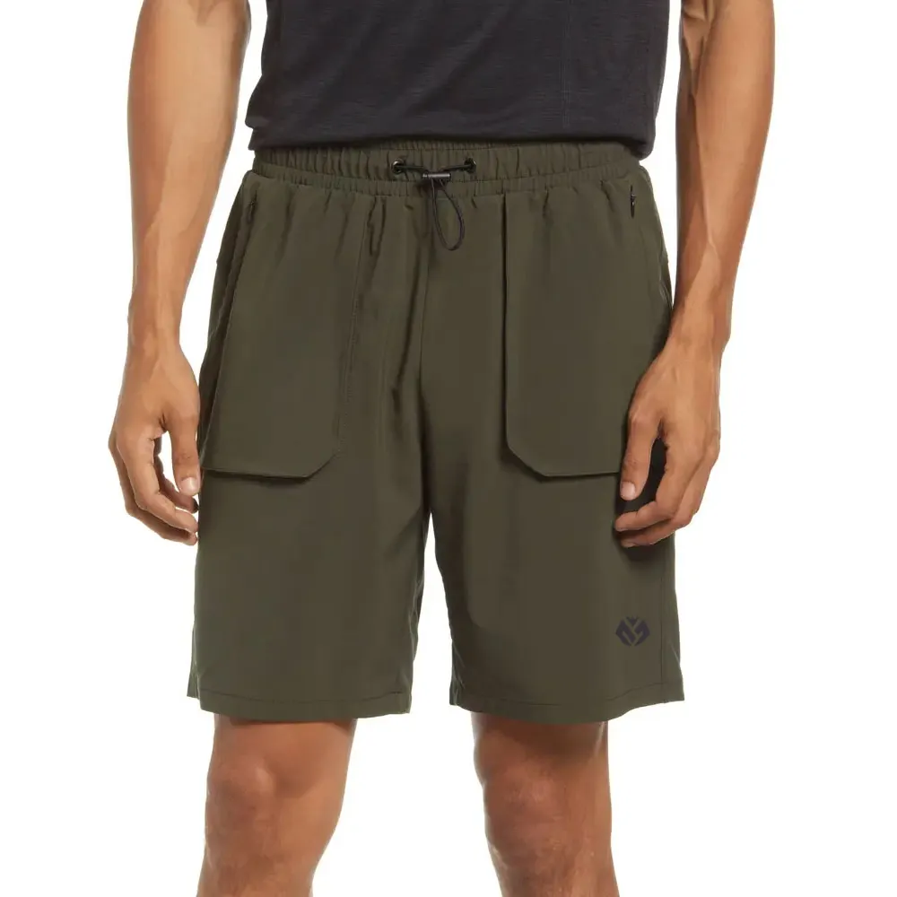 Pantalones cortos de algodón para hombre, ropa de playa de Color contrastante, para entrenamiento y gimnasio, 2023