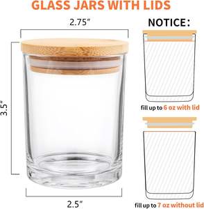 Pot vide pour bougie, réutilisable, pour la fabrication de bougies parfumées, décoration intérieure, fabricant OEM personnalisé, vente en gros - Product Image 6