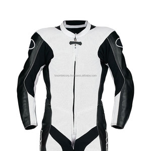 ชุดแข่งรถมอเตอร์ไซค์หนังอย่างดี ทนทาน กันลม กันน้ำ น้ำหนัก 300 กรัม แขนยาว ใส่ได้ทั้งชายและหญิง สำหรับฤดูหนาว ไซส์ใหญ่ ระบายอากาศได้ดี - Product Image 3