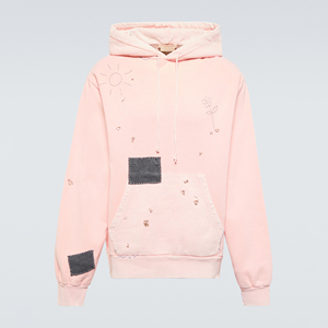 2024 nouveauté haute qualité personnalisé en détresse sweats à capuche hommes 100% coton poche léger manches complètes imprimer en gros XS - Product Image 6