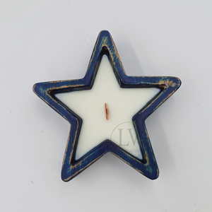 Nouveaux produits bol de pâte étoile naturelle bougie bol en bois décoratif fabriqué à la main bon prix du Vietnam - Product Image 1