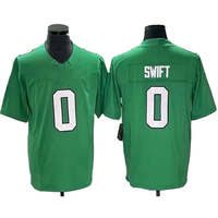 2024-2025 untuk NFL desain Jersey sepak bola Amerika dapat disesuaikan pakaian sepak bola bordir ukuran Plus sejuk cetakan Pakistan