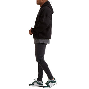 Nueva Llegada: Sudadera con Capucha Extra Grande para Hombre, 100% Algodón, Estilo Casual, Diseño Único Personalizado, Tejida, Resistente al Viento, Ecológica, Estampada - Product Image 4