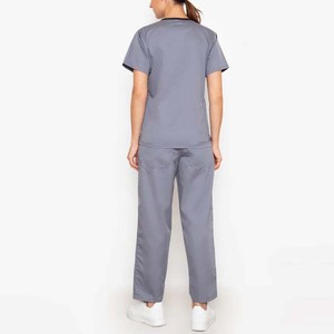 Uniformes de Enfermería Personalizados de Alta Calidad al por Mayor, Conjuntos de Uniformes Médicos a Medida, Ropa de Hospital, Tejido 100% Poliéster de Secado Rápido - Product Image 3