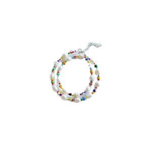 Collier tendance pour femme avec perles d'eau douce et perles colorées à motifs variés, pierre de naissance Alexandrite, chaînes romantiques pour anniversaire - Product Image 1