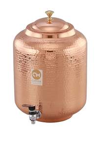 Dispensador de cobre puro de diseñador de alta calidad hecho a mano con impresión en color para REGALOS FESTIVOS a precio mayorista - Product Image 6