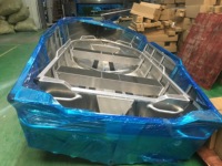 Bateau de pêche sportive CE personnalisé longueur 4m en aluminium nouvel état pour le nettoyage de la rivière et la navigation de vitesse Fournitures marines
