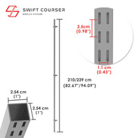 Système d'affichage mural pour casques de vélo en métal avec support mural pour construction thermolaquée, montage facile et options personnalisables