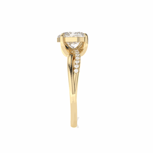 Anillo de compromiso trenzado de diamantes CTHeart 1,00 para mujer - Product Image 3