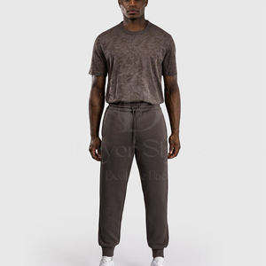 กางเกงออกกำลังกายแบบลำลองของผู้ชายกางเกงผ้าฝ้ายทรงหลวมน้ำหนักเบาทรงหลวมไซส์ใหญ่ออกแบบโลโก้ได้ตามต้องการ - Product Image 5