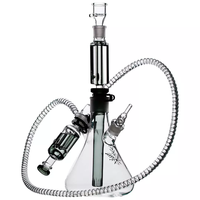 Ensemble chicha moderne au design unique, vente en gros, portable, durable, en aluminium, personnalisable, nouveau design, grandes commandes 2025