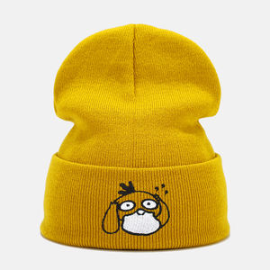 Bonnet brodé 'DUCK' 1 pièce, doux, extensible, léger, pour l'hiver, pour hommes et femmes, mode hip-hop en plein air - Product Image 2