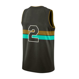 Camiseta de algodón 100% para hombre, ajuste holgado, estampado 2025, nueva ropa de baloncesto de moda de secado rápido cosida de alta calidad - Product Image 2