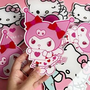 Carreaux d'extension de cils personnalisés de marque privée palette Hello Kitty plaque de cils outils de cils magnétiques en acrylique durable - Product Image 6