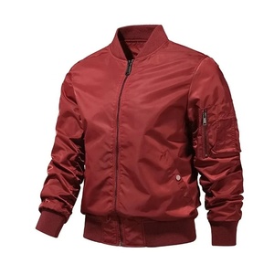 Veste bombardier pour hommes veste de baseball aviateur à la mode nouveauté vêtements d'extérieur printemps automne vestes bombardier pour hommes - Product Image 2