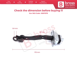 BDP1379 Conjunto Limitador de Puerta Trasera para Camry MK5 V3 XV30 2001-2006 6863033050 - Product Image 5