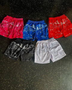 Pantalones cortos para correr de secado rápido ecológicos para hombre con estampado personalizado 2025, pantalones elásticos de Color sólido, fabricantes de ropa atlética - Product Image 6