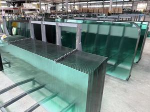 Cửa kính cường lực trượt đơn không khung 10mm, kính an toàn cường lực cho phòng tắm hiện đại - Product Image 5