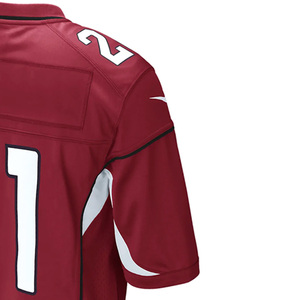 Camiseta Deportiva de Fútbol Americano de Talla Grande, Transpirable, de Secado Rápido, de Manga Corta, de Malla de Poliéster - Product Image 5