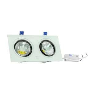 7W TLC Dual COB LED Downlight VN Aluminio blanco ajustable Diseño minimalista IP20 Ahorro de energía para iluminación de oficina en casa - Product Image 4