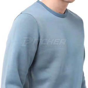 Sweat-shirts d'hiver pour hommes de qualité supérieure, coupe classique, 100% coton, motif uni, vente chaude - Product Image 4